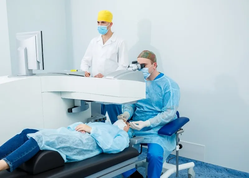 Laser platform used for LASIK and SMILE vision correction in Istanbul